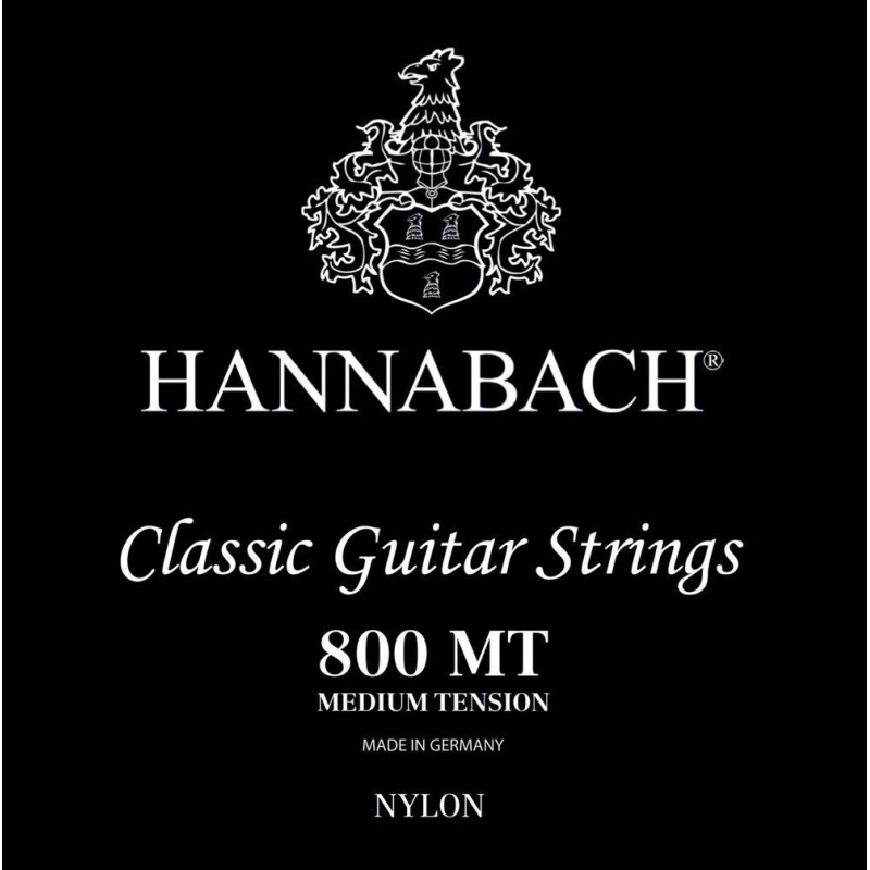 HANNABACH Corde per chitarra classica Serie 800 Medium Tension