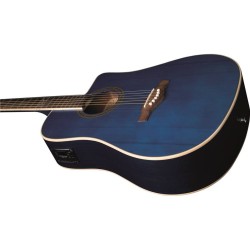 Eko Guitars NXT D100ce See Through Blue