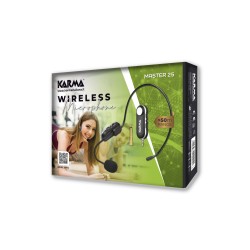 KARMA - MASTER 25 Radiomicrofono UHF ricaricabile ad archetto