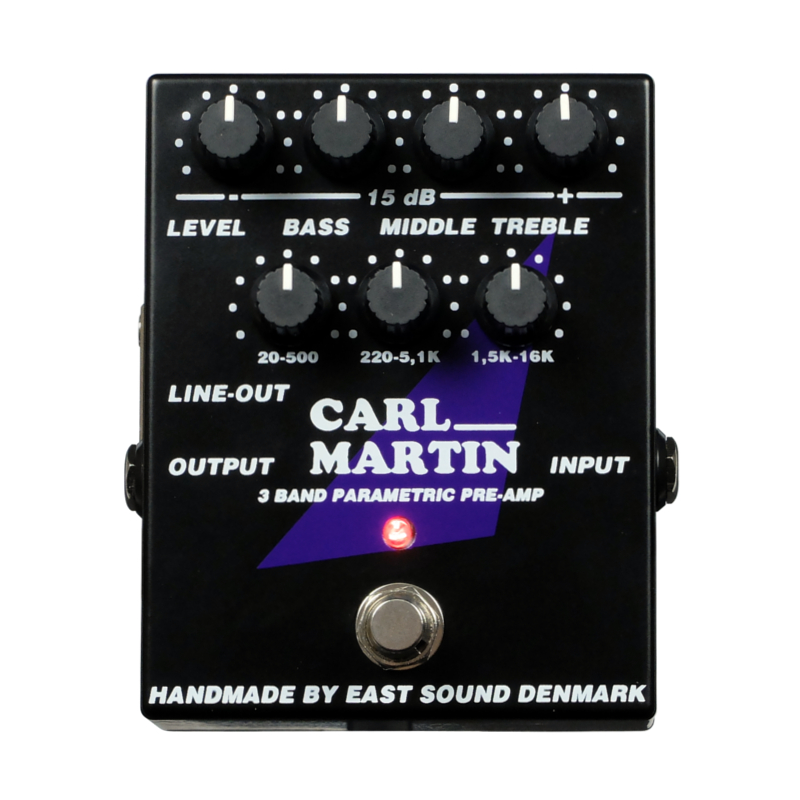 CARL MARTIN 3 BAND PARAMETRIC EQ PRE-AMP